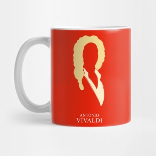 Antonio Vivaldi - Minimalist Portrait Mug